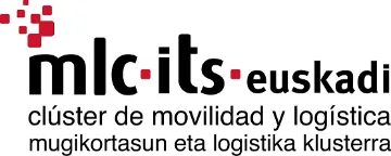 Logotipo de MLC ITS Euskadi, clúster de movilidad y logística